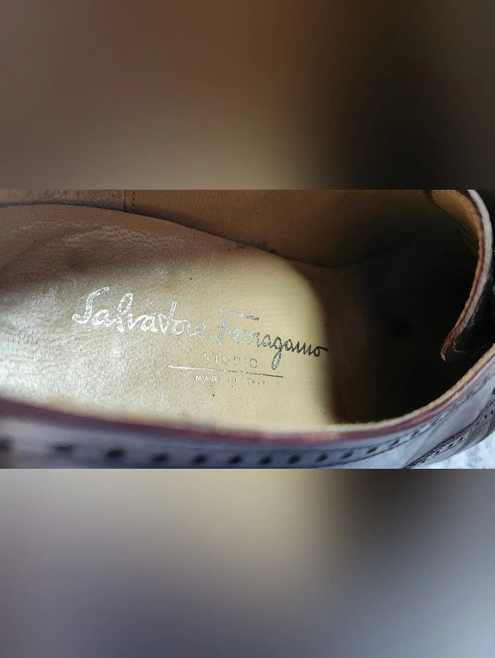 Salvatore Ferragamo Studio Men's Dress Shoes ,2 Pairs Size 7 EE Italian Leather.